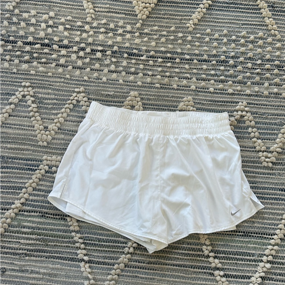 Nike White Athletic Shorts